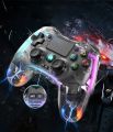 จอย Bluetooth PC, Android, IOS, Nintendo Switch เป็น Joystick Gamepad จอยไร้สาย แบตเตอรี่ในตัว Wireless Gaming Controller รองรับ Touch pad จอยสติ๊ก Touchpad. 