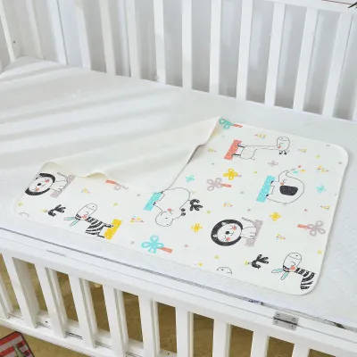 Lucky Baby 100% Cotton Ultra Soft Baby Waterproof Mattress Protector Diaper Changing Mat (2 Size Option)