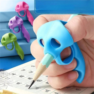 Childrens Pen Grip Writing Aid Grip Posture Correction Stationery Pencil Holder for Kids Handwriting Training Correction Device