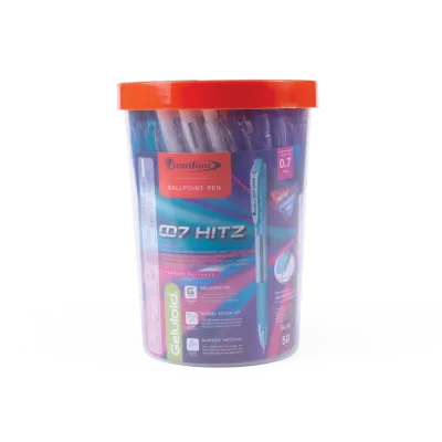 Quantum ควันตั้ม ปากกา ปากกาโหล ปากกาลูกลื่น ปากกาน้ำเงิน ปากกาดำ ปากกาแดง 007 Hitz 0.7 จำนวน 50 ด้าม