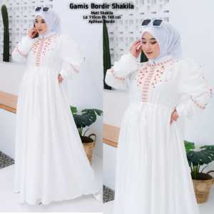 Gamis bordir syakila by Khasanah store46