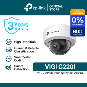 TP-Link Official Store | VIGI C220I | 2.8mm/4mm 2MP IR Dome Home Security Network CCTV Camera Connect to Cellphone