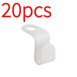 20 ชิ้น ตะขอแขวนเสื้อผ้า ประหยัดพื้นที่ ชั้นเก็บเสื้อผ้า ตู้เสื้อผ้า จัดระเบียบ ตะขอพลาสติก PP ขนาดเล็ก ปลอดภัยไม่ขาดสี พับแขวนง่าย ติดตั้งง่าย ทนทาน บ้านใช้การเดินทาง ร้านค้าใช้ได้