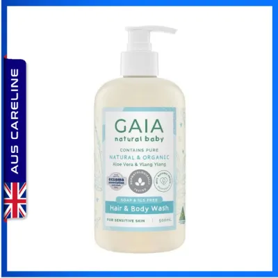 Gaia Natural Baby Hair & Body Wash 500ml