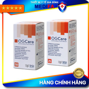 Máy Đo Đường Huyết Ogcare Kèm 25 Que Thử và 25 Kim - Hàng Chính Hãng