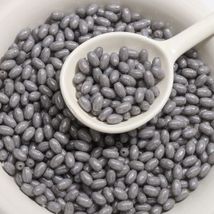 10 gam/túi 4x7mm siêu cao cấp màu trơn thủy tinh kem nướng sơn hạt cườm cho vòng tay thủ công vòng cổ bông tai Keychain Tự Làm Thủ Công Phụ kiện làm đồ trang sức