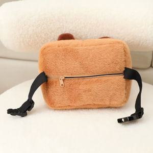 [Faster YG] Car Headrest Neck Pillow Capybara Plush Shoulder Protection Cute Tissue Box Kawaii Car Decoration Of Car Supplies Plushie Gift