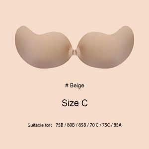 Push Up Bra Reusable Nipple Pad Mango Soft Silicone Bust Nipple Cover Pasties Self Adhesive Silicone Bra Washable Push Up Strapless Bra