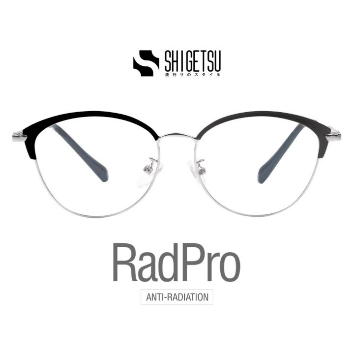 Shigetsu Eyewear MISAWA RadPro Eyeglasses in Full Rim Cat Eye Metal