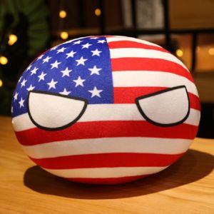 GONOVO 10cm Dễ thương Sáng Tạo Móc chìa khóa MINI Bóng Đồ Chơi Quà Tặng Countryball Đồ trang sức Túi xách Trang Trí Nước Bóng Đồ Chơi Keychain Polandball Sang Trọng Keyring Nước Bóng  Dây Chuyền Sang Trọng