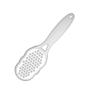 WUXU Stainless Steel Foot File with Storage Cover Multifunctional Foot Care Tool Portable Easy-Clean Callus Remover Pedicure