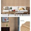 [preferred]BHW Wallpaper Wood Flute Design PVC Waterproof Self Adhesive Wall Decor Stickers. 