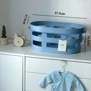 Sacesr Minimalist PP Dirty Laundry Basket Living Room Portable Sundries Storage Basket Large Capacity Laundry Baskets Home Organization N7Y3P