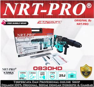 NRT-PRO 0830 HD Bor Bobok Jack Hammer Drill Beton Tembok Aspal Jalan Impact Demolition Mesin 0830HD