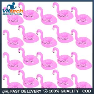 20 Pcs Inflatable Flamingo Drink Holder for Beverage Cans Cups Swimming Pool Float Drink Pool Float for Adult Pool Party