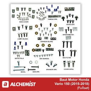 Baut Honda Vario 150 Esp K59 Full Set / Baud Honda Vario 150 Esp K59 Satu Set