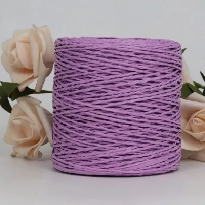 100g Raffia Straw Yarn Handmade Knitting Summer Hat Bags Crocheting Yarn For Handcrafts Material