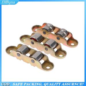 [COD] 80 Type Flat Groove Double Wheel Metal Slide Doors Window Pulley Support Bottom Sliding Roller Track Hardware Accessories