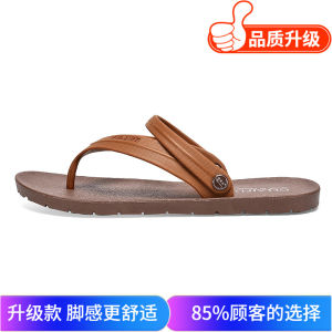 Free Shipping Thai-Style MenS Flip-Flops Suitable For Summer Wear With A Non-Slip Rubber Sole A Unique Design And Can Be Used Both Indoors And Outdoors Making Them Ideal For Driving And As Beach Sandals