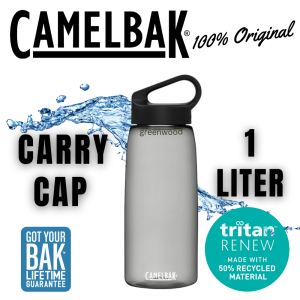 CAMELBAK Carry Cap 32oz (Renew) Water Bottle Tritan  Original 1Liter Volume Odor Stain Resistant water bottle 1000ml bpafree