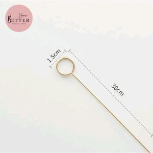 Better Home - Gold Stick Card Holder Stik Bunga Buket Love Star EMYDB