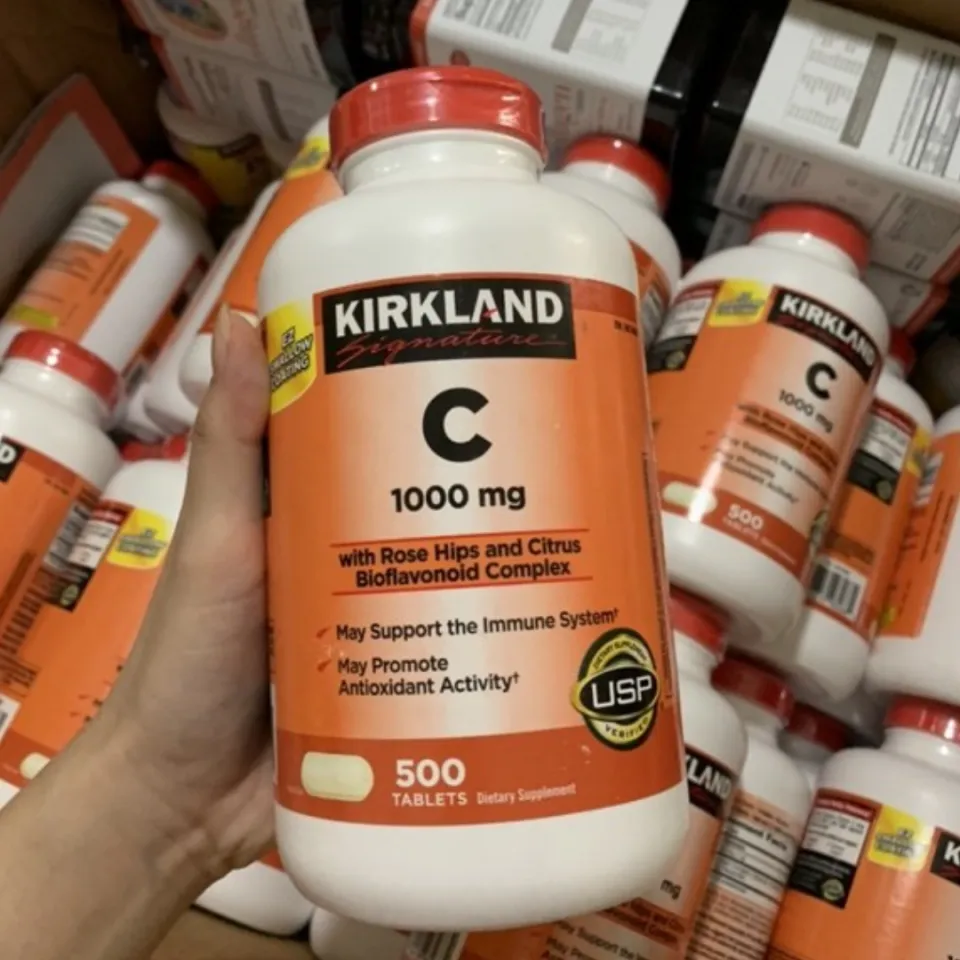 Kirkland Signature Vitamin C, 1000mg, 500 Tabs