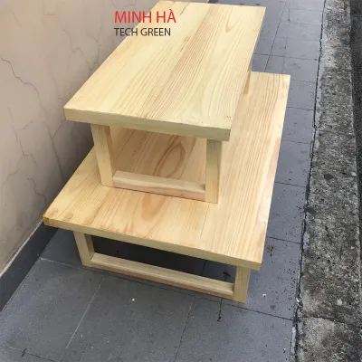 Bàn thấp ngồi bệt kiểu nhật gôc thông tự nhiên 100%