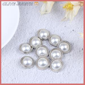 CISWGE 10pcs Metal Shank Buttons for Sewing Scrapbooking DIY Craft Decoration