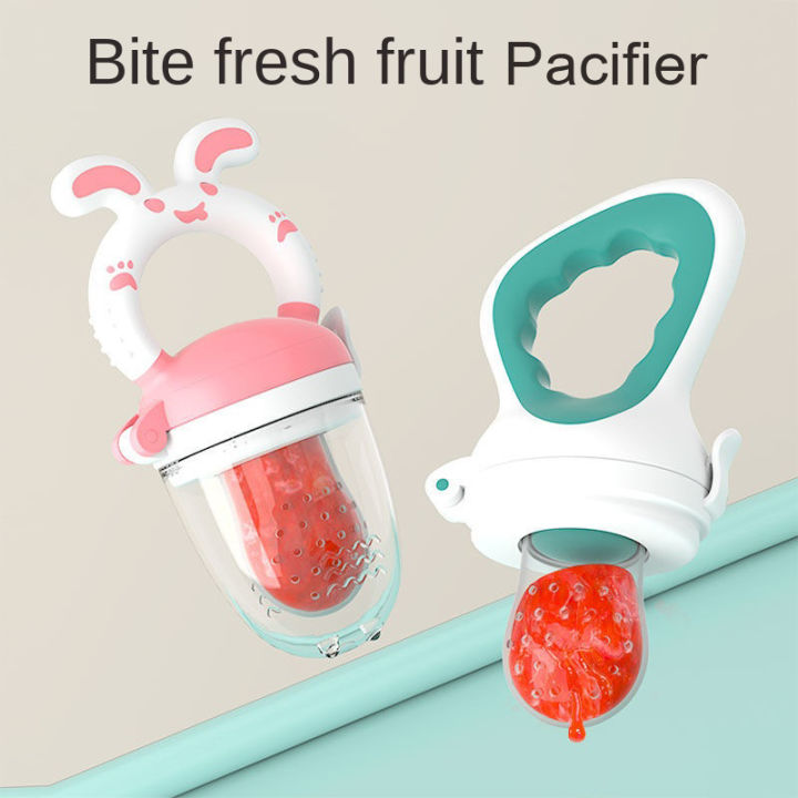 Baby pacifier fresh food fruit feeding nipple tableware pacifier Nibbler  Feeder Teether Lazada PH