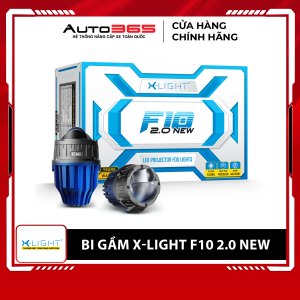 Đèn bi gầm phá sương X-Light F10 2.0 New bản mới nhất 2025 siêu sáng - Tích hợp 3 nhiệt màu - Cải tiến tâm Pha Elip - Auto365