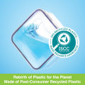 LocknLock Eco-Friendly Classic Airtight Rectangular Food Container with Divider 550ml HPL815C | Lunch Box, Bento Box. 