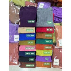 Set Bộ Đồ Ủ Kem Cổ Tròn Form Rộng 70kg Cho Bạn Nữ