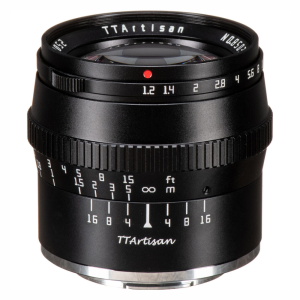 TTArtisan 50mm F/1.2 APS-C Format FUJIFILM X Mount Portrait Prime Lens Large Aperture Sonnar Optic with Full Metal Body MF Manual Focus 19.2" Focus Distance Clicked Aperture Ring for Smooth Bokeh & Low Light Photography | Black Silver | JG Superstore