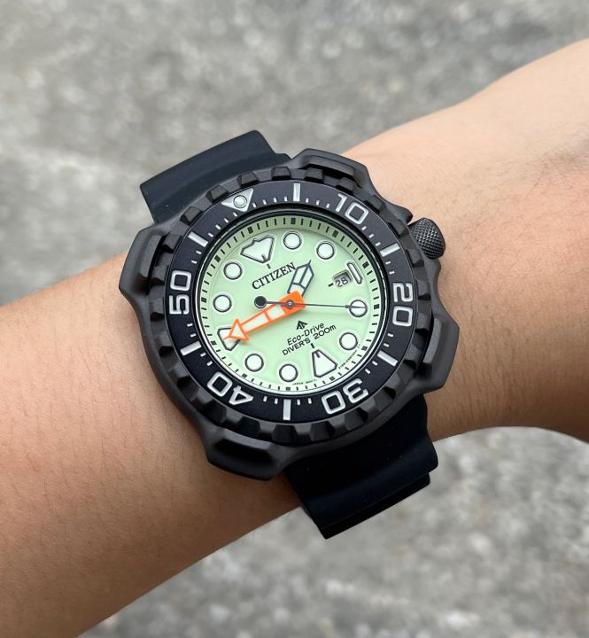 Citizen Promaster Diver Watch BN0227-17X Eco Drive Super Titanium