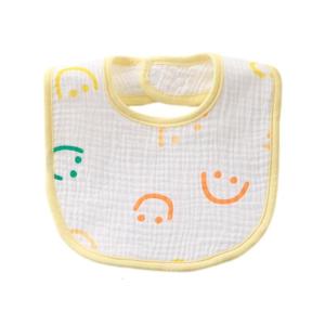 Newborn Infant Feeding Bibs Baby Bib Burp Cloths Baby Bibs Drooling Apron 6-Layers Cotton Drooling Apron for Toddlers