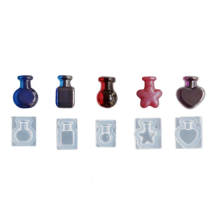 Versatile Bottle Silicone Mold For 3D Resin Casting Making Cake Decorations Safe Flexible Sturdy Mould