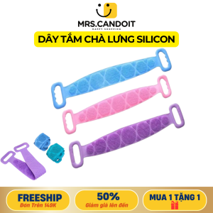 Dây Chà Lưng 2 mặt Bằng Silicone Làm Sạch Bụi Bẩn Trên Cơ Thể