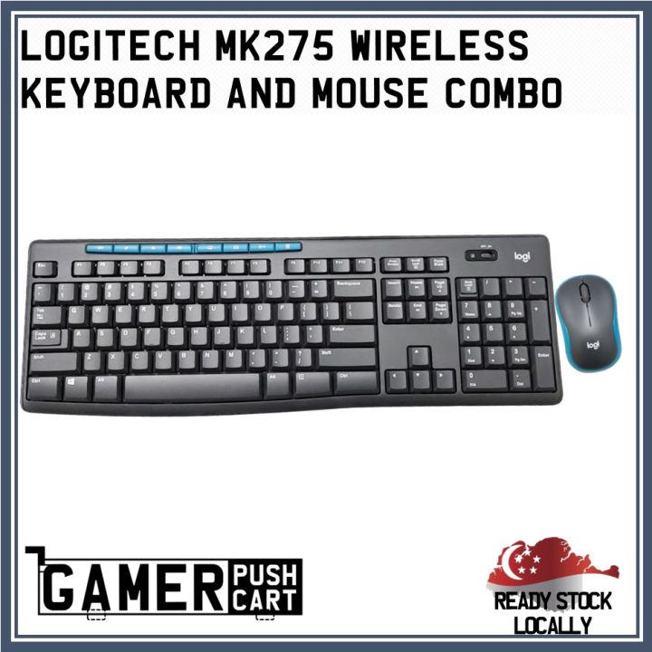 Logitech MK275 Wireless Keyboard and Mouse Combo | Lazada Singapore