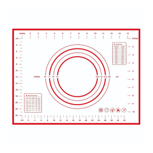 Nonslip Khuôn làm bánh bằng silicon Với 230 ° C chịu nhiệt Dễ Dàng Cán Lưu Trữ Tiết Kiệm Không Gian Nhà Bếp Thảm nhào bột