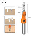 Mũi khoan âm vít gỗ đa năng - mũi khoan mồi âm vít 2 tầng đầu lỗ 3mm đến 8mm. 