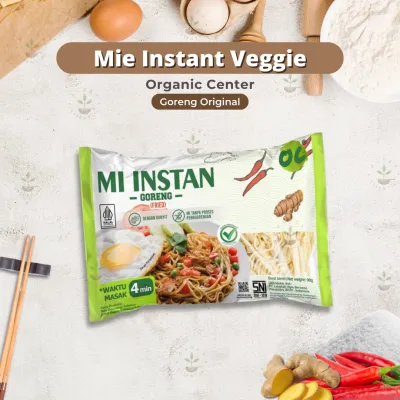 Organic Center Mie Instan 80gr Non MSG - Veggie Noodle