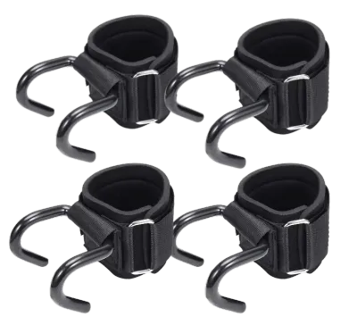 【New Upgrade】Pull-Up Booster Hook Fitness Wrist Guards Grip Hook Gloves Auxiliary Band Hard Pull-Up Hanging Lumbar Spine Single Bar引体向上助力钩