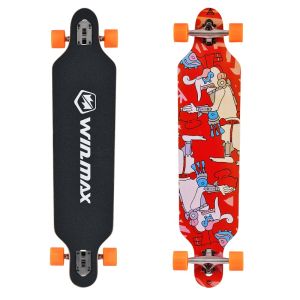 WIN.MAX [75*23*12cm] Genuine Skate Skateboarding Skateboard CX4 Surfskate Griptape Longboard genuine Board cheap skateboards Professional