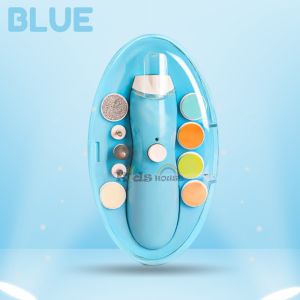 [Upgraded Version] 9-in-1 Safe USB Rechargeable Electric Baby Nail Trimmer Grinder with Case Baby Nail File Kit