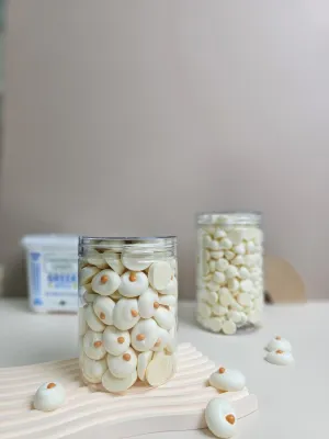 Bánh Ăn dặm Bánh Sữa Chua hình trứng ốpla thơm ngon vị sữa chua hy lạp ngon giòn tan dinh dưỡng
