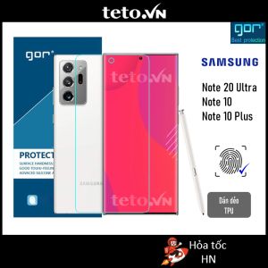 Dán Dẻo Gor Samsung Galaxy Note 20 Ultra 10/ Note 10 Plus/Dán Full Màn 3D Trong Suốt - Hãng Gor Cao Cấp