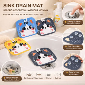 Cartoon Drain Cover Double Layer Odor Proof Anti Smell Floor Drain Stopper Bathroom Plug