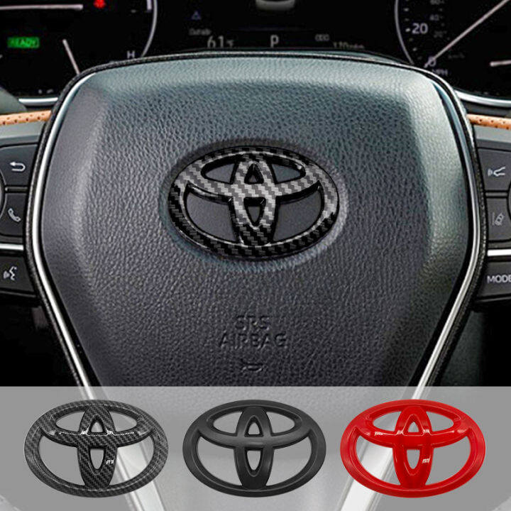 1Piece ABS Car Steering Wheel Logo Cover Badge Emblem Decal Sticker ...