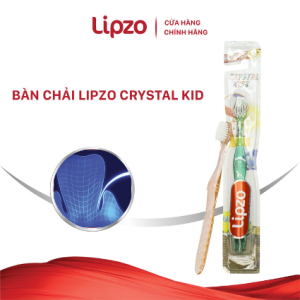 [Combo 5] Bàn Chải Đánh Răng Lipzo Crystal Kids Lông Chỉ Tơ Nha Khoa Kháng Khuẩn Bảo Vệ Nướu Dành Cho Trẻ Em Từ 2 - 5 Tuổi
