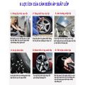 Cảm Biến Áp Suất Lốp Ô Tô, Cảm Biến Áp Suất Lốp Van Ngoài TPMS - Màn Hình Sử Dụng Năng Lượng Mặt Trời. 